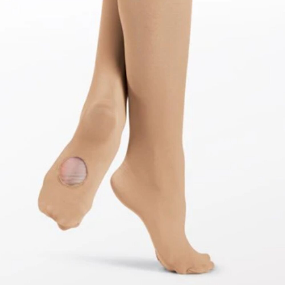 Weissman | Adult Convertible Tights Style W9000 Lt. Suntan Size MA NWT